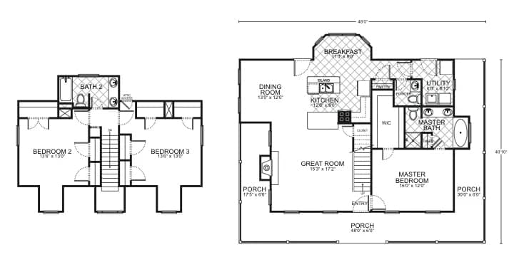 Dallas - Custom Home Floor Plan