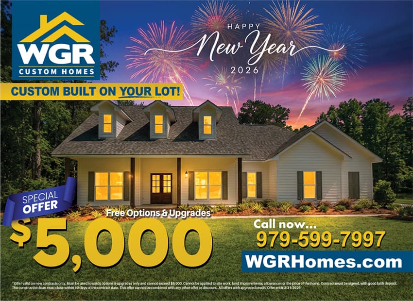 WGR Homes 2026 Promo